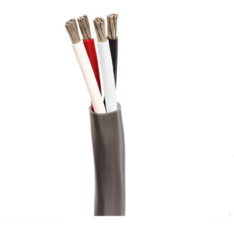 Supra RONDO 4x4.0, zvučnički kabel, sivi, 1m