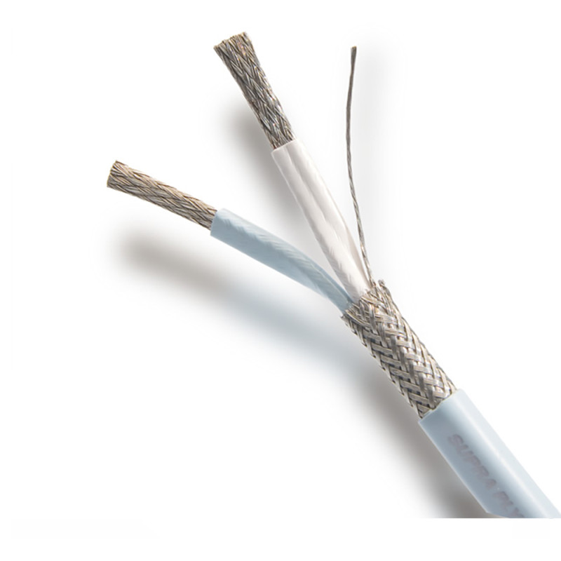 Supra PLY 2x3.4/S, zvučnički kabel, plavi, 1m