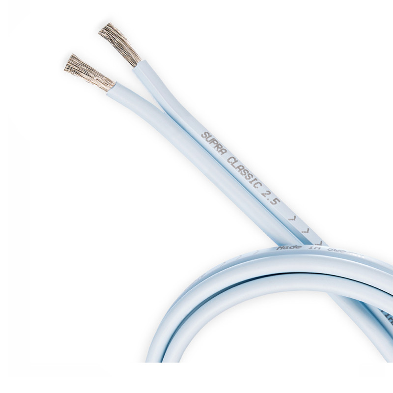 Supra CLASSIC 2x2.5, zvučnički kabel, plavi, 1m