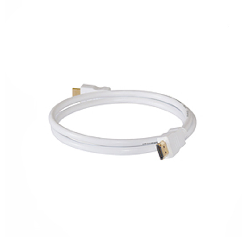 MaxCable HDMI kabel, pozlaćeni, 1m, bijeli