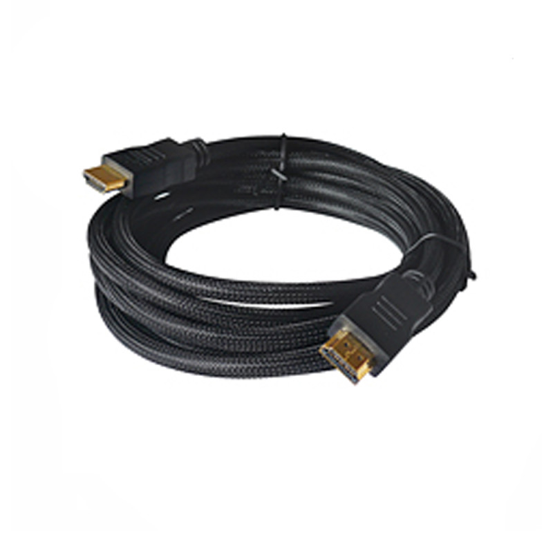 MaxCable HDMI kabel, pozlaćeni, 1m, crni