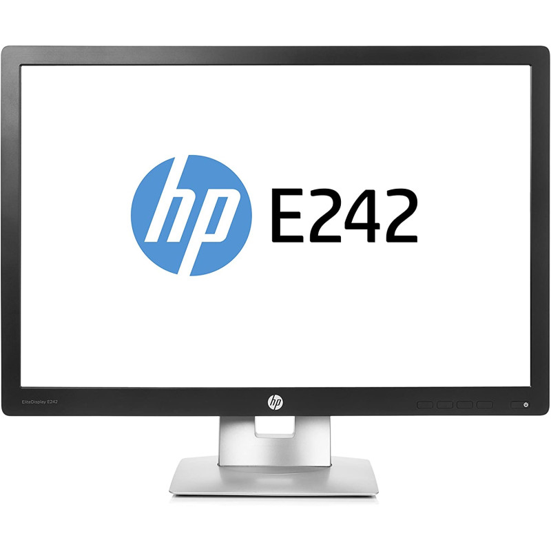 HP EliteDisplay E242 24inch, VGA, FHD, HDMI, DP, USB - Refurbished