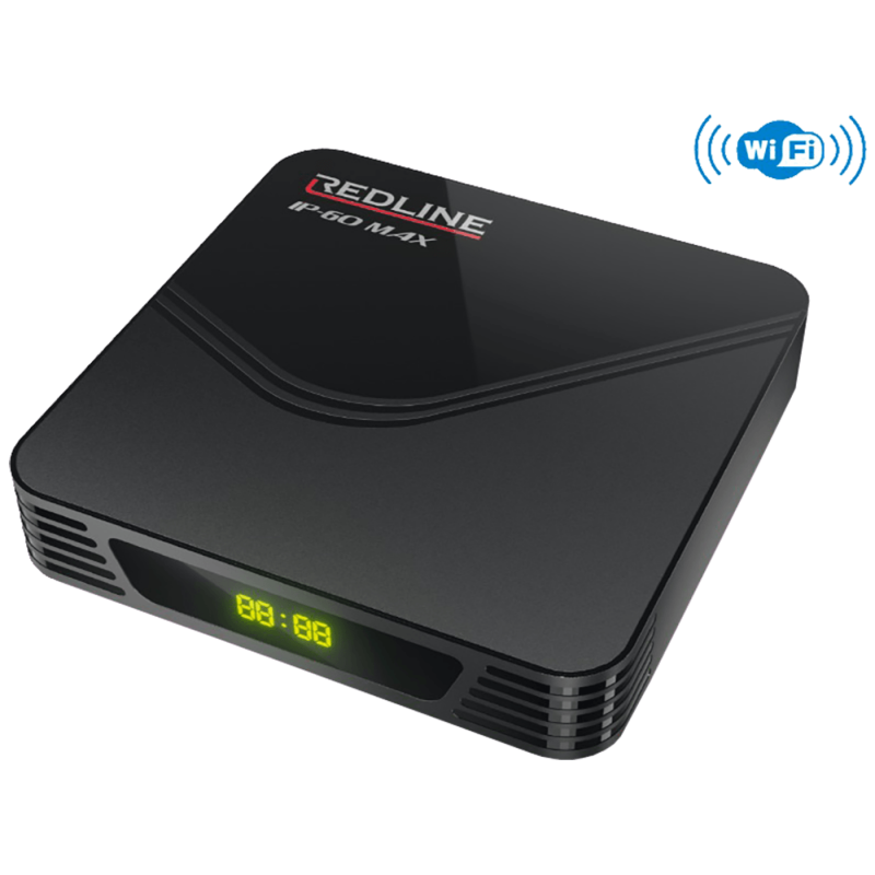 REDLINE IP-60 Max, IPTV prijemnik, Android, 4K, USB, WiFi, crni