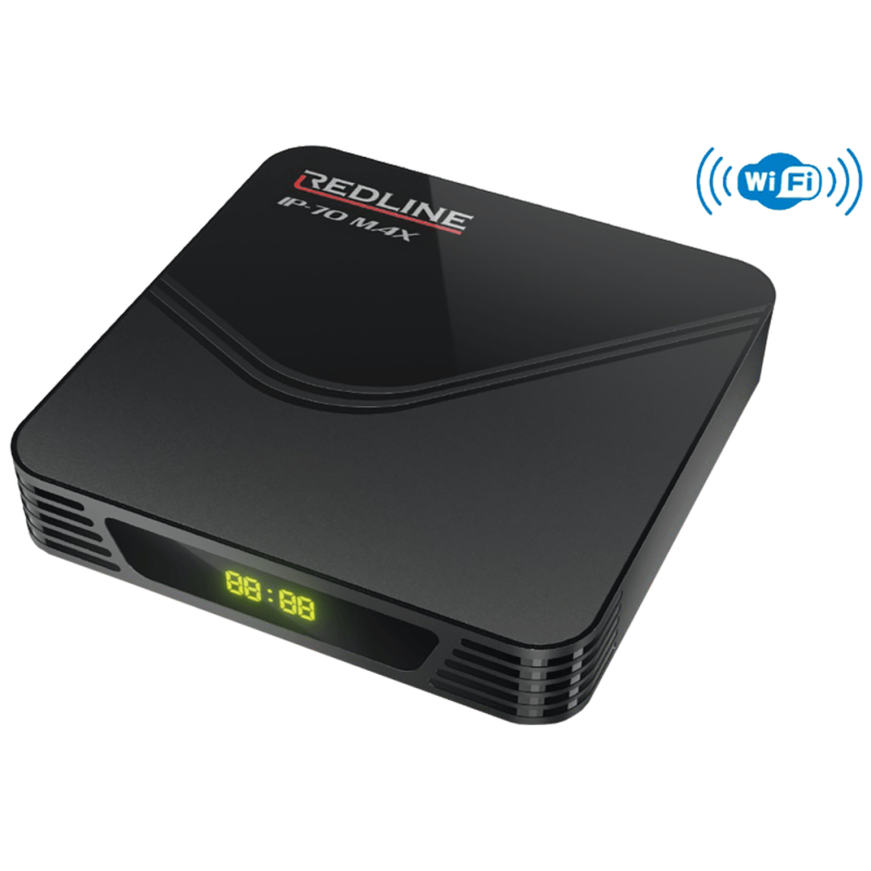 REDLINE IP-70 Max, IPTV prijemnik, Android, 4K, USB, WiFi, crni