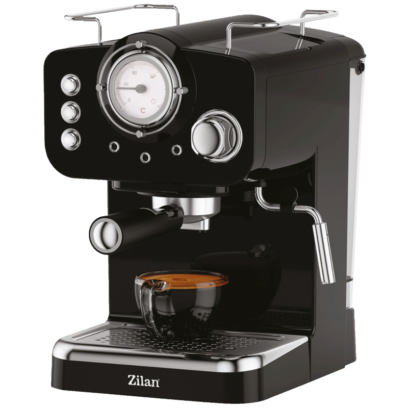 Zilan Retro - ZLN2991, aparat za esspreso kavu, 1100W, 1.25l, crni