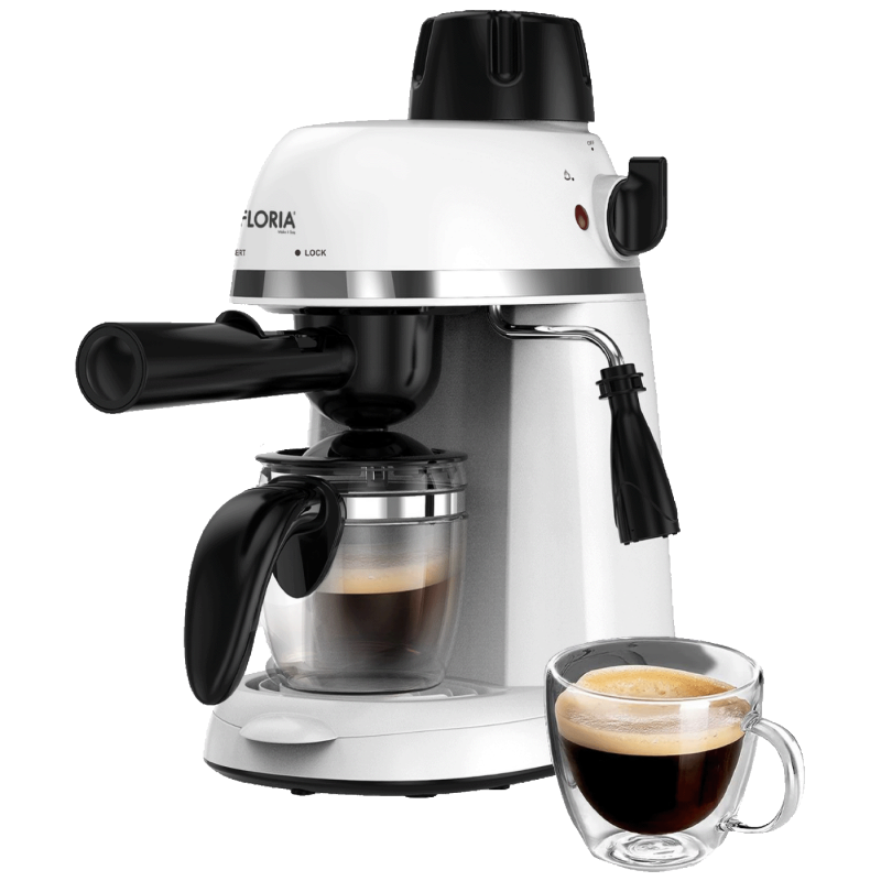 Floria ZLN9359, Aparat za espresso kavu, 800W, bijeli