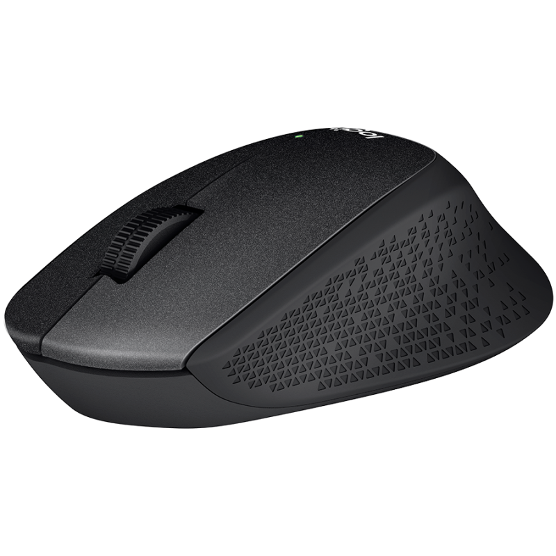 Logitech M330 Silent+, bežični optički miš, crni