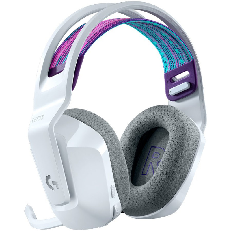 Logitech G733 LIGHTSPEED, bežične slušalice s mikrofonom, gaming, bijele