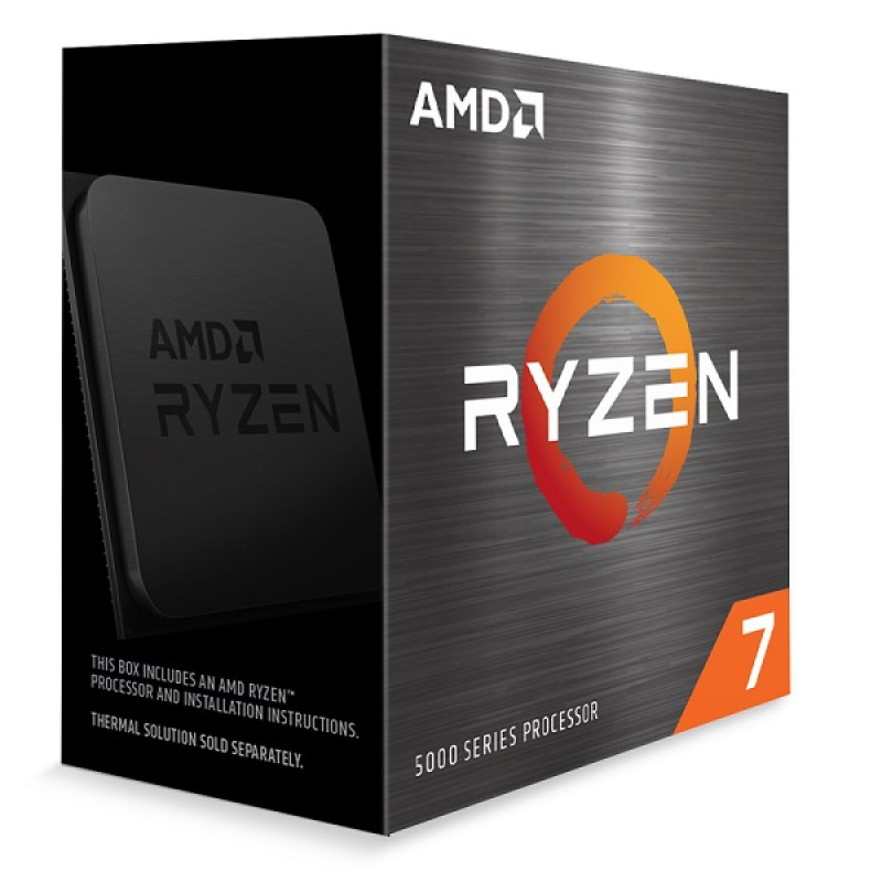 AMD Ryzen R7 5800X, 3.8GHz - 4.7GHz, 8C/16T, 36MB, AM4, noVent, noGPU