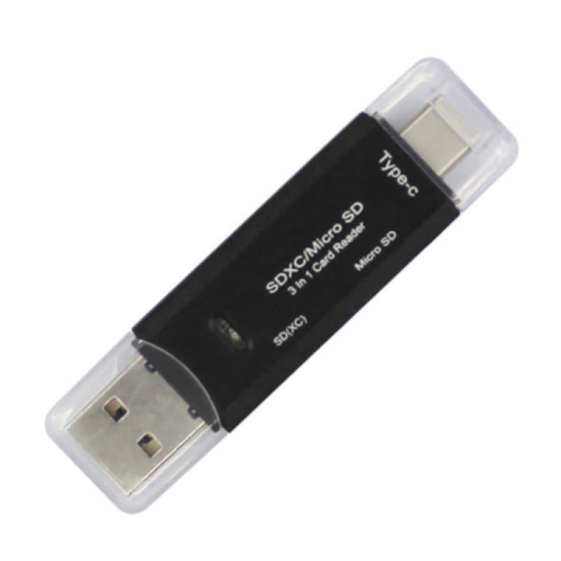 Asonic USB 3.0 / USB Type-C, USB čitač memorijskih kartica