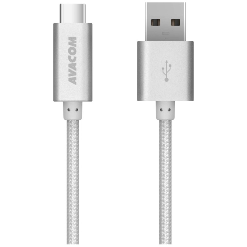 Avacom TPC-100S, USB-A / USB-C kabel, bijeli, 1m