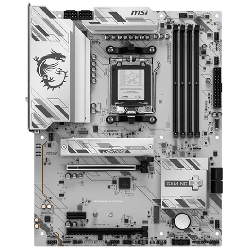 MSI B850M GAMING PLUS WIFI6E, AM5, DDR5, mATX
