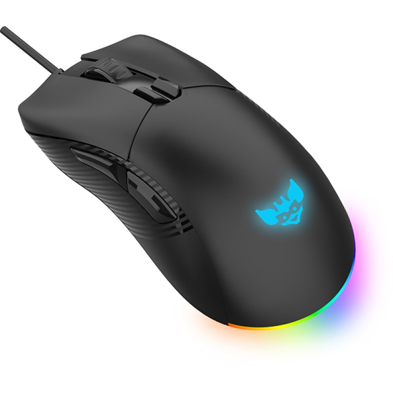 Bytezone Ghost, žičani optički miš, gaming, RGB, crni