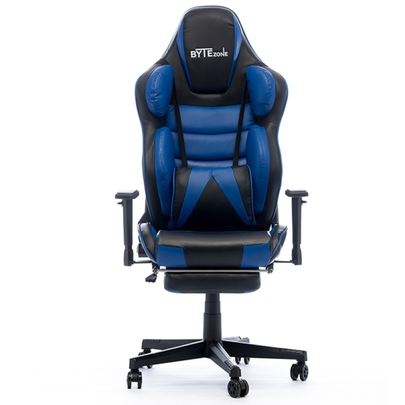 Bytezone HULK, gaming stolica s masažnim jastučićem, do 120kg, crno-plava