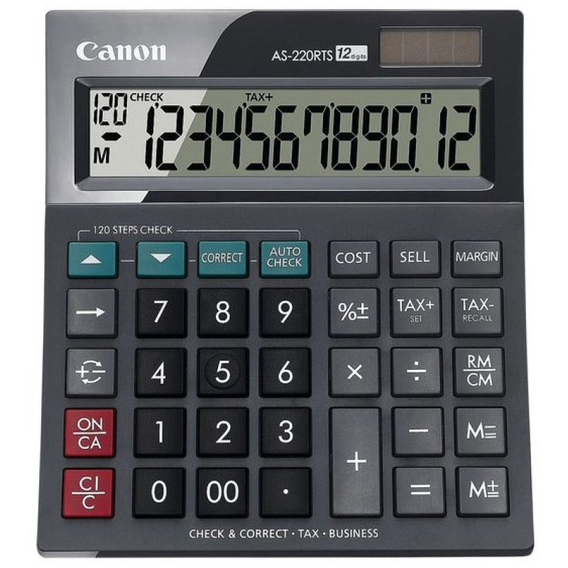 Canon kalkulator AS-220RTS, crni