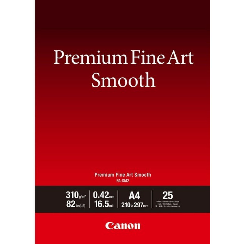 Canon FINE ART PAPER Smooth A4, 25 listova