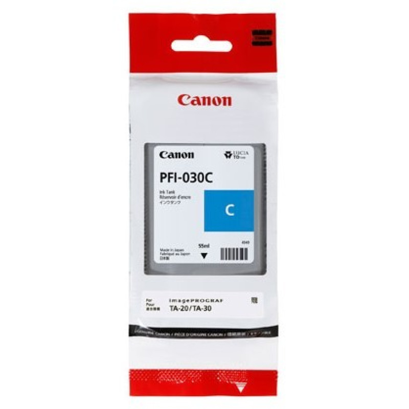 Canon tinta PFI-030C, 3490C001, cyan
