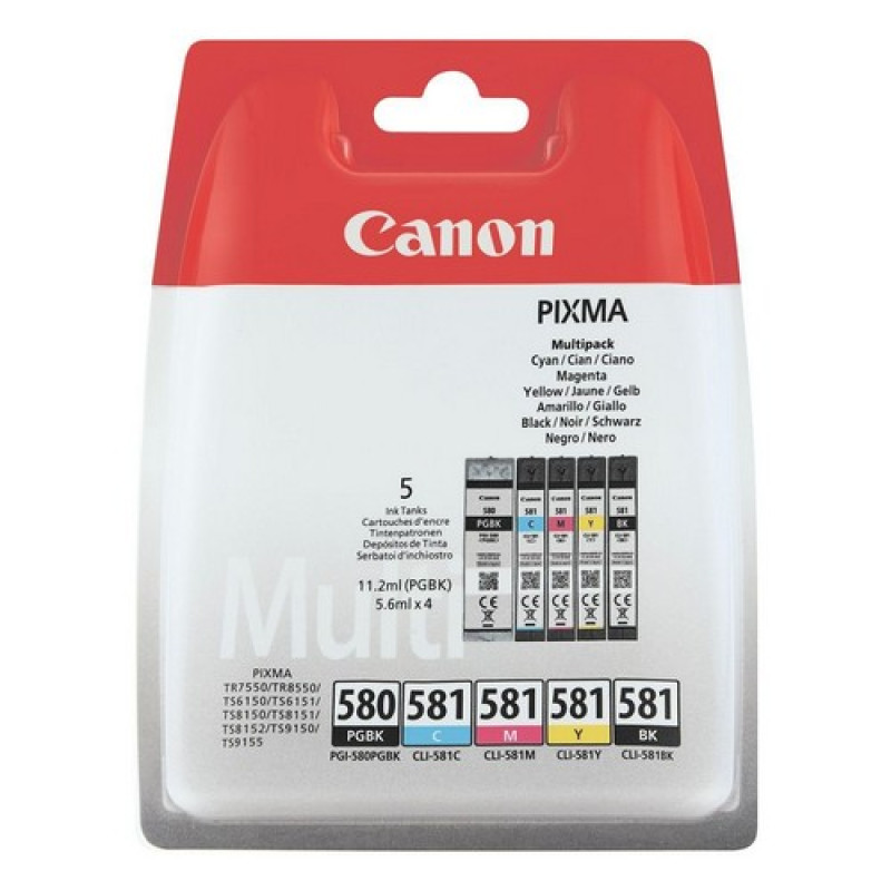 Canon PGI-580 + CL-581 BCMY multipack