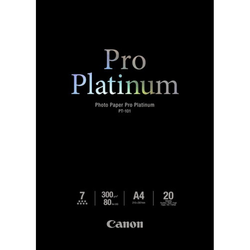 Canon Pro Platinum Pho PT101 - A4 - 20L
