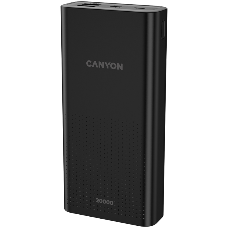 Canyon PB-2001, Powerbank 20.000mAh Li-poly baterija, crni
