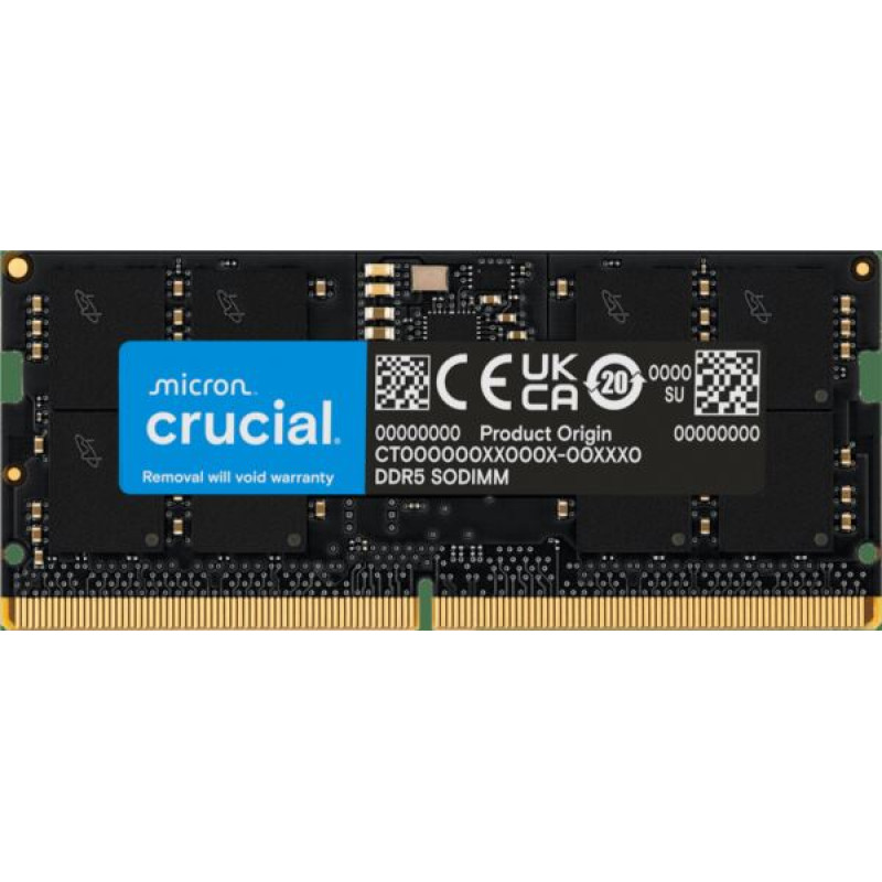 Crucial SODIMM DDR5, 16GB, 5600MHz, CL46, tray