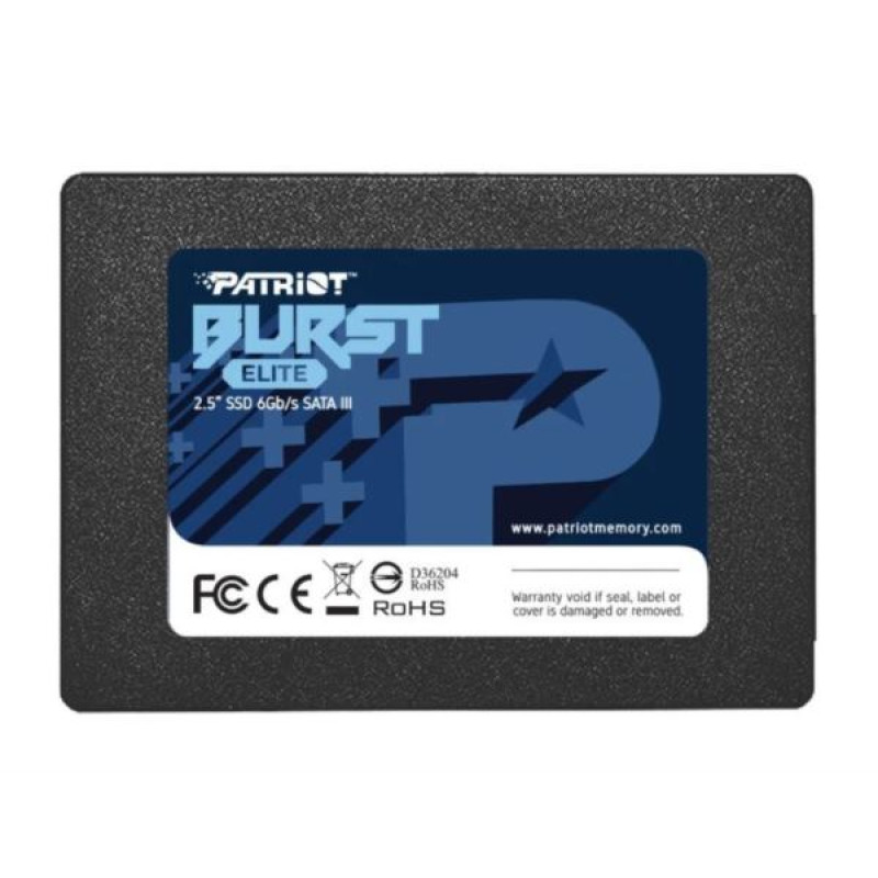 Patriot SSD Burst Elite, 480GB, R450/W320, 7mm, 2.5inch
