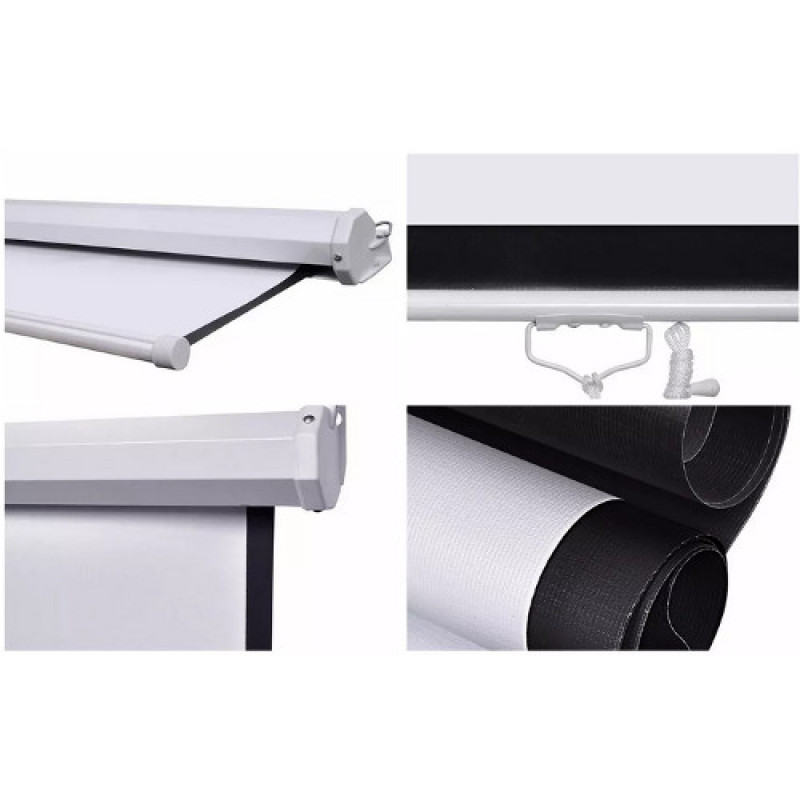 Eview platno za projektor, dimenzije 280cm x 158cm, zidno ili stropno, roll