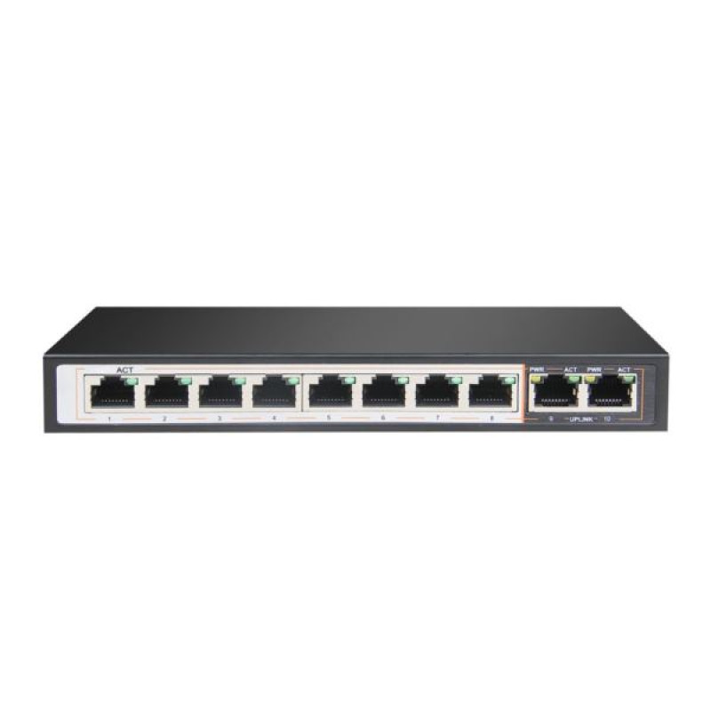 Extralink Perses, neupravljivi switch, 8-port, PoE, 8 x Gigabit PoE
