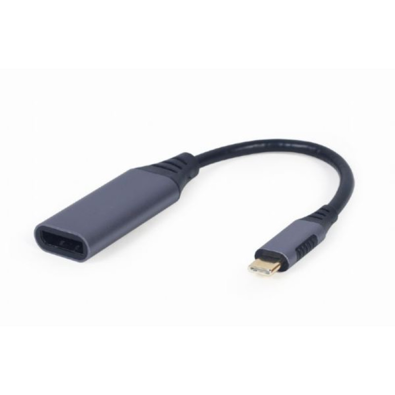 Gembird USB-C / Display Port F adapter, 0.15m, sivi