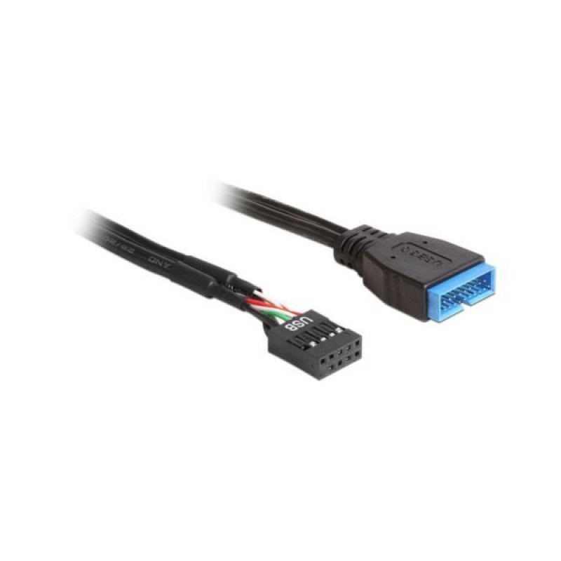 Gembird CC-U3U2-01, 9-pin USB 2.0 / 19-pin USB 3.0 kabel, 0.3m