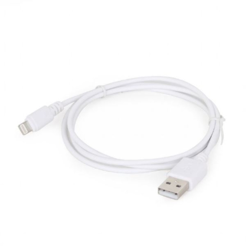 Gembird USB-A / Lightning sync kabel, bijeli, 2m
