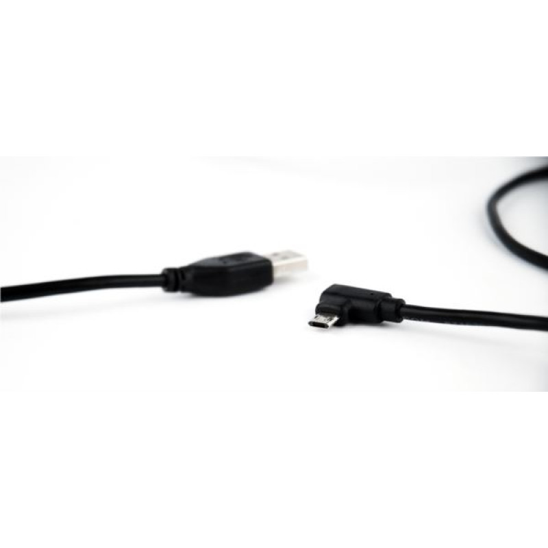 Gembird kutni Micro USB-B / USB-A kabel, 1.8m, crni