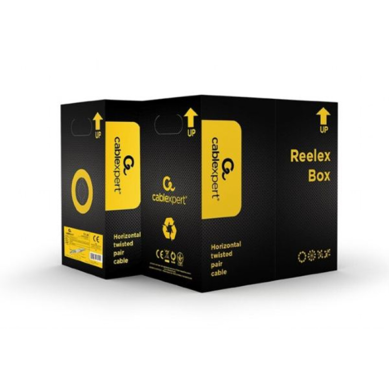 Gembird FPC-5051GE-SO-OUT, Cat5e, FTP LAN kabel za vanjsku instalaciju, 305m, crni