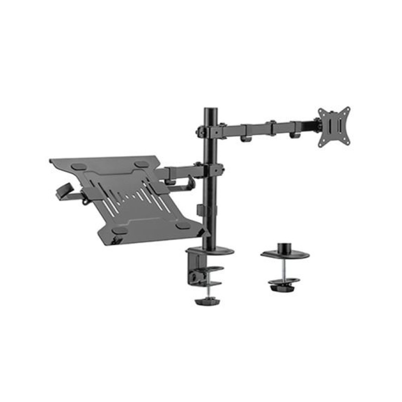 Gembird MA-DA-03, podesivi stolni držač za monitor i laptop, 32inch, 15.6inch, sivi