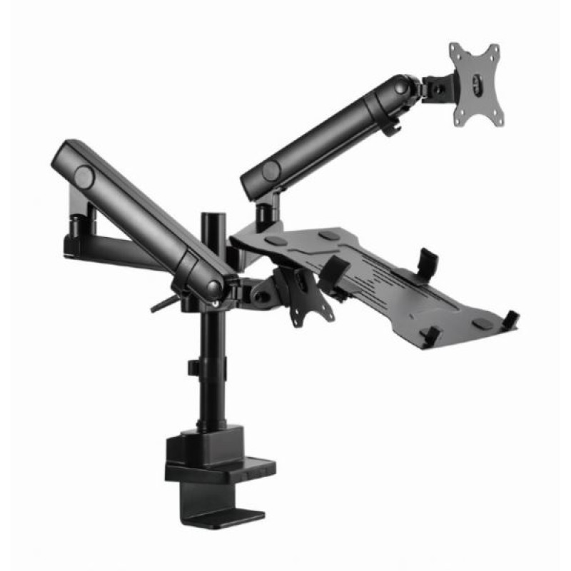 Gembird MA-DA3-02, podesivi stolni nosač za 2 monitora, do 32inch, do 8kg