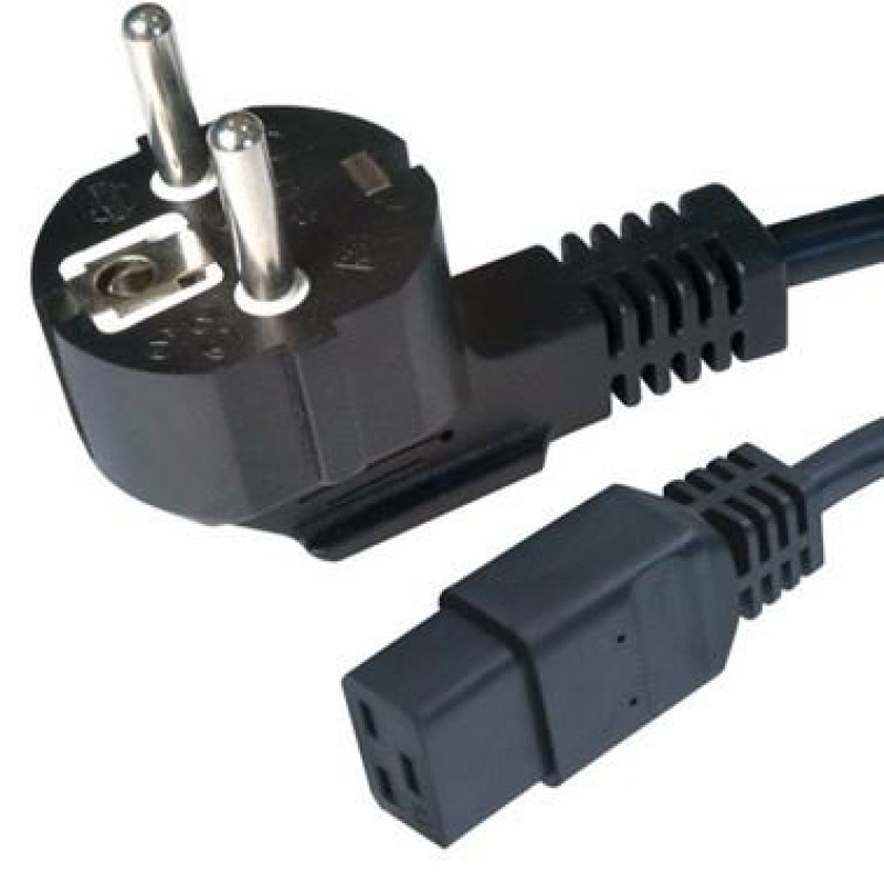 Gembird PC-186-C19, kabel za napajanje, 1.8m, crni