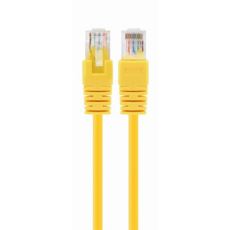 Gembird PP12-0.25M_Y CAT5e UTP Patch kabel, žuti, 0.25m