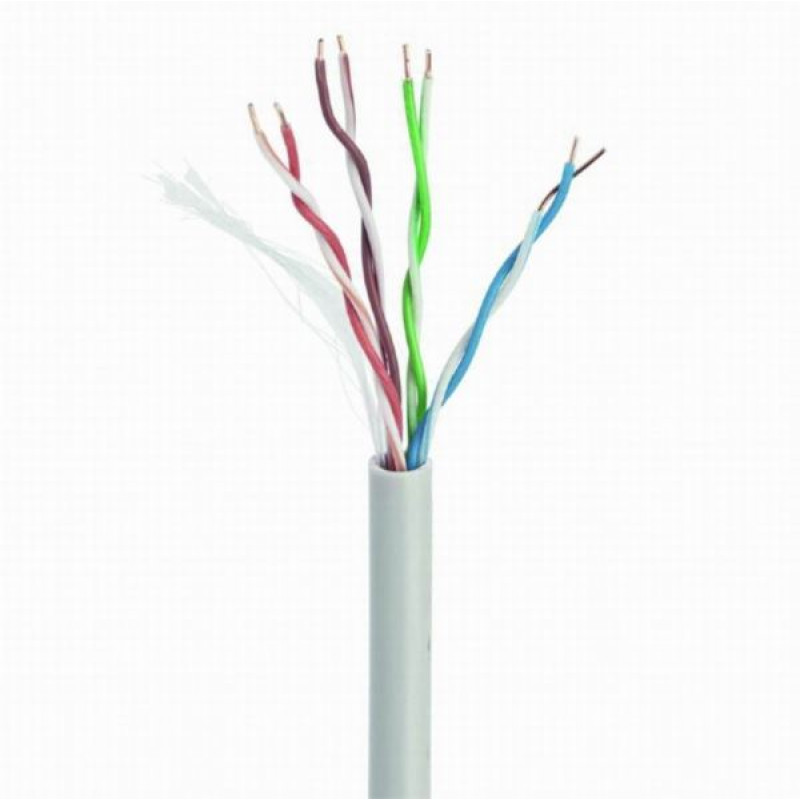Gembird UPC-5004E-SOL/100, CAT5e UTP kabel, 100m, sivi