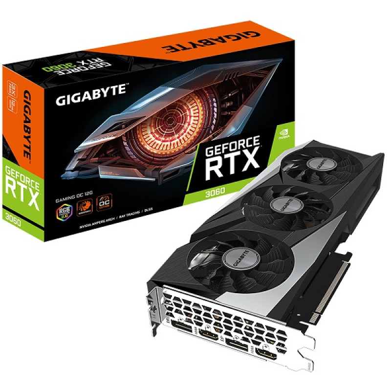Gigabyte GeForce RTX 3060 GAMING OC, 12GB GDDR6