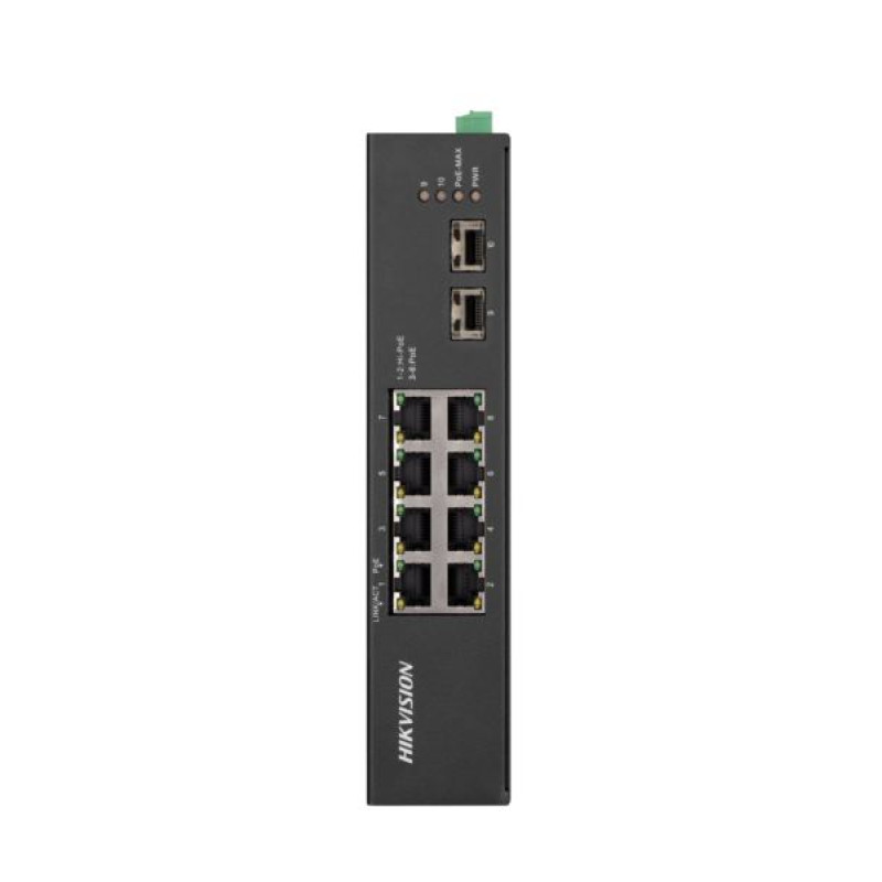 HikVision DS-3T0510HP-E HS, neupravljivi switch, 10-Port, gigabit, PoE, 110W