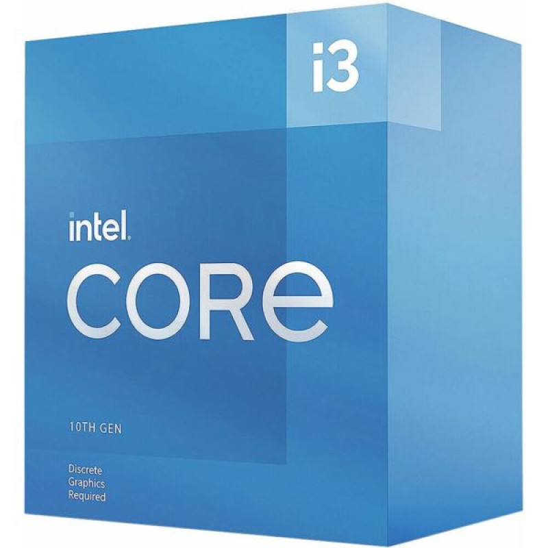 Intel Core i3-10105F, 3.7GHz - 4.4GHz, 4C/8T, 6MB, LGA 1200, noGPU