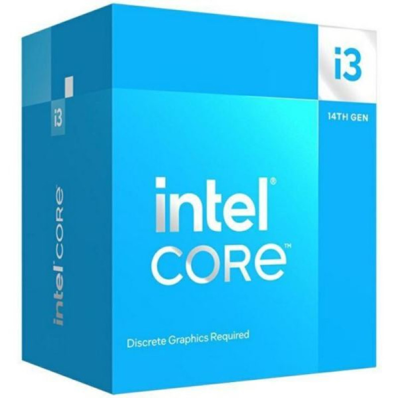 Intel Core i3 14100F, 3.5 - 4.7GHz, 4C/8T, 12MB, LGA 1700, noGPU