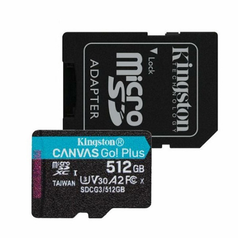 Kingston microSDXC Canvas Go! Plus, 512GB

