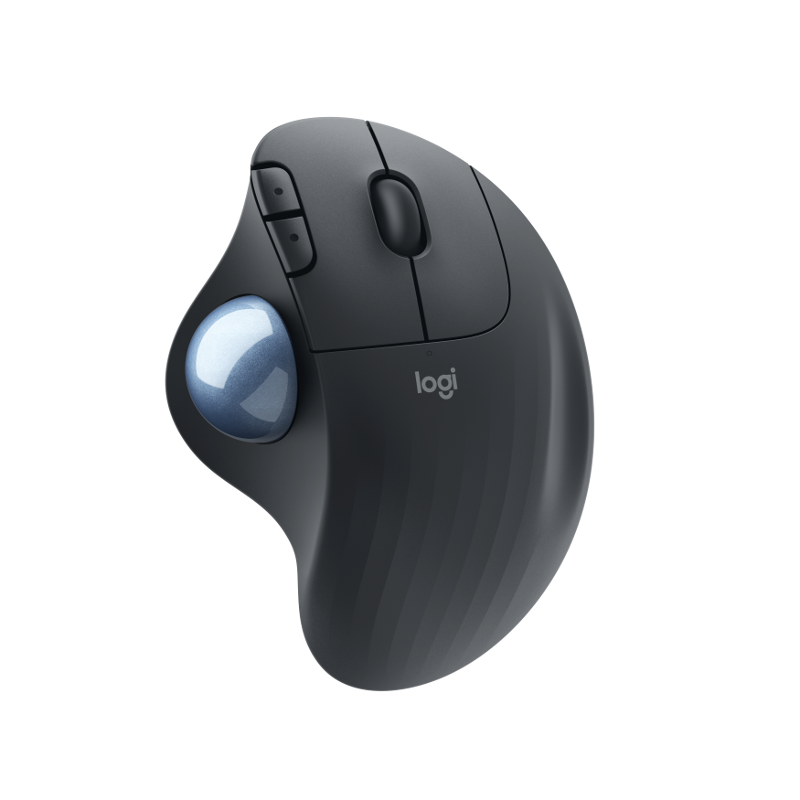 Logitech Ergo M575 Trackball, bežični optički miš, ergonomski, BT, crni