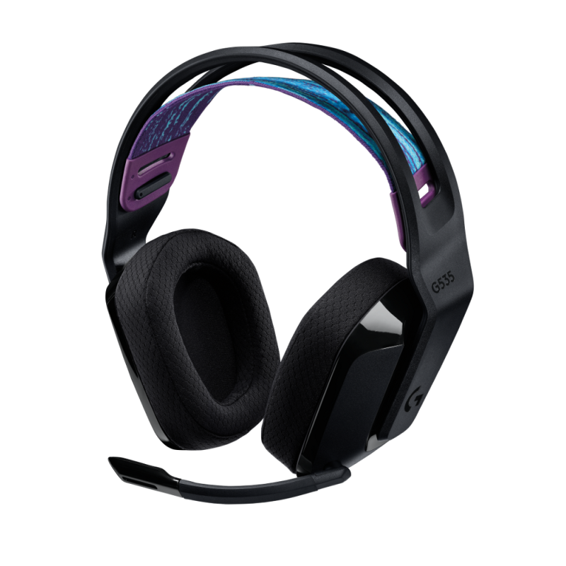 Logitech G535 LIGHTSPEED, bežične slušalice s mikrofonom, gaming, crne