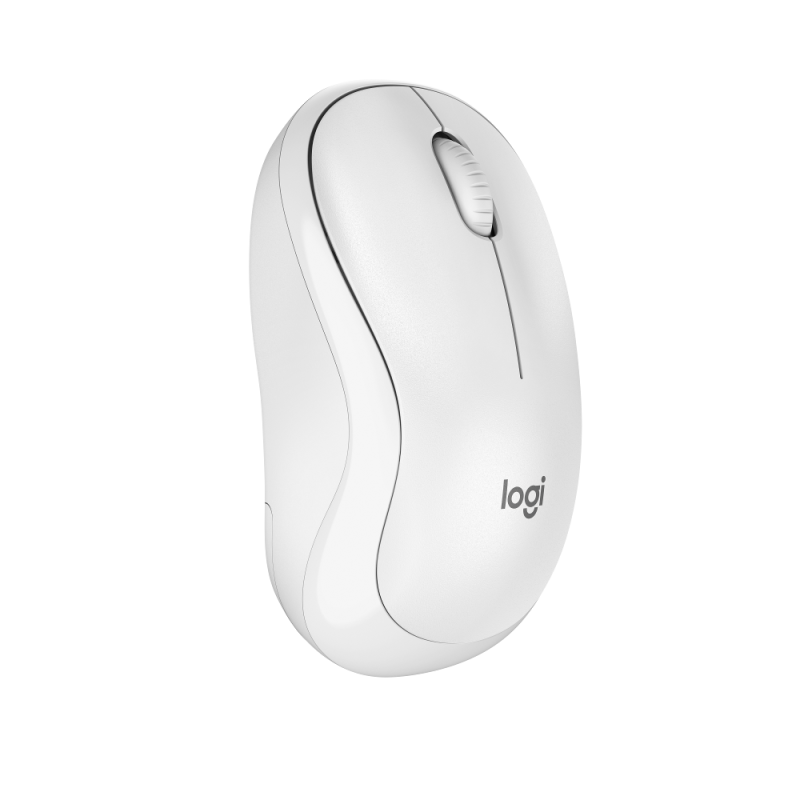 Logitech M240 Silent, bežični optički miš, BT, bijeli