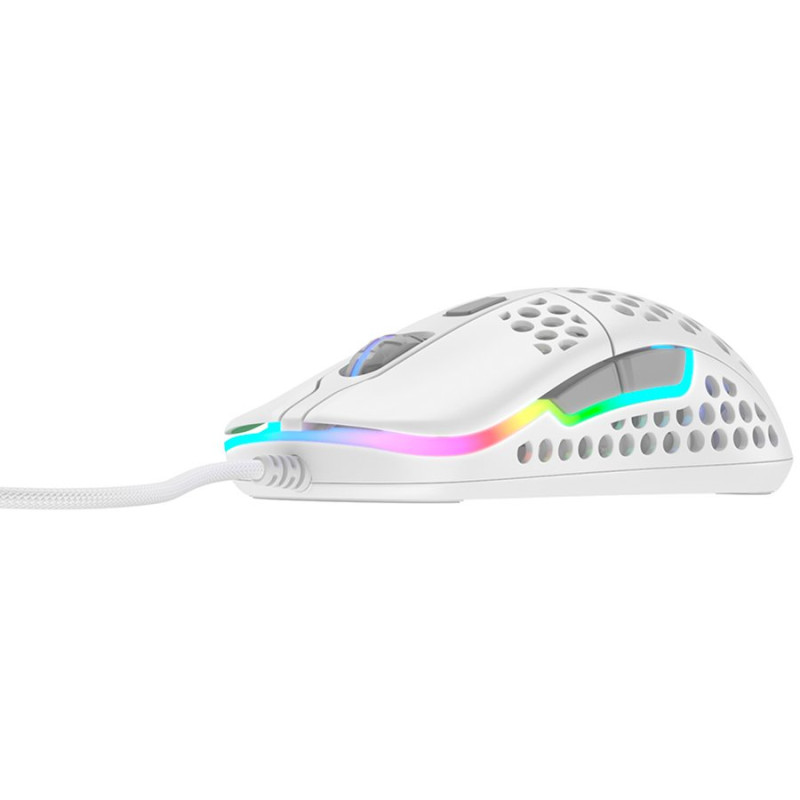 Xtrfy M42 RGB, žičani optički miš, gaming, bijeli