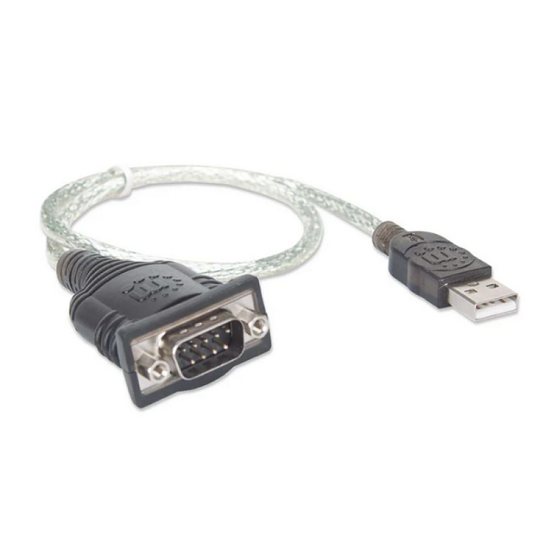 Manhattan 205146, USB-A / RS232 kabel, 0.45m