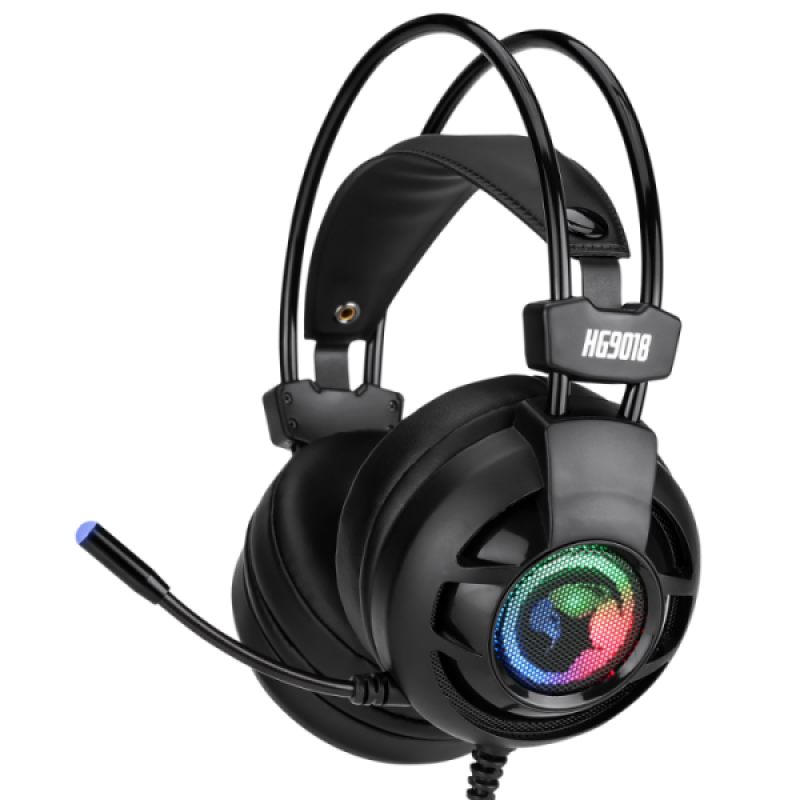 Marvo HG9018, 7.1 žičane slušalice s mikrofonom, gaming, crne