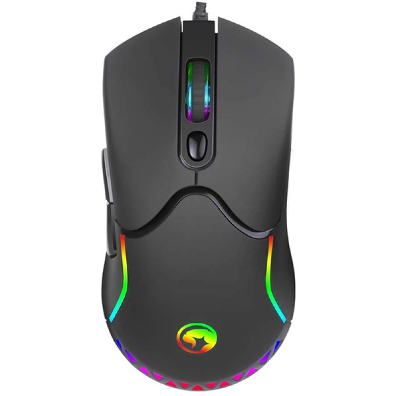Marvo M359, žičani optički miš, gaming, RGB, crni